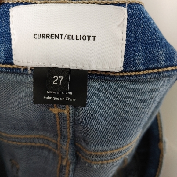 CURRENT/ELLIOTT Stiletto 2 year destroy jeans 27 - Picture 7 of 13